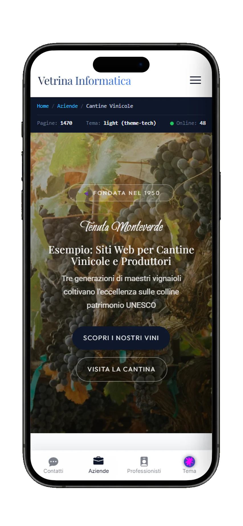 Mobile example: E-commerce