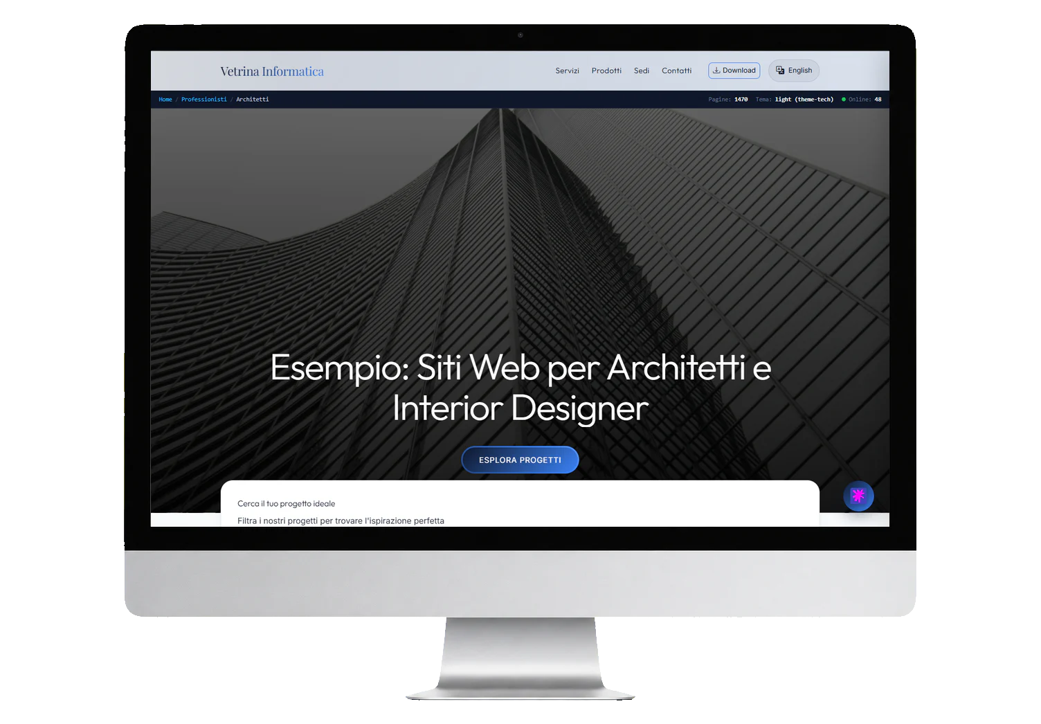 PC example: Professional Websites