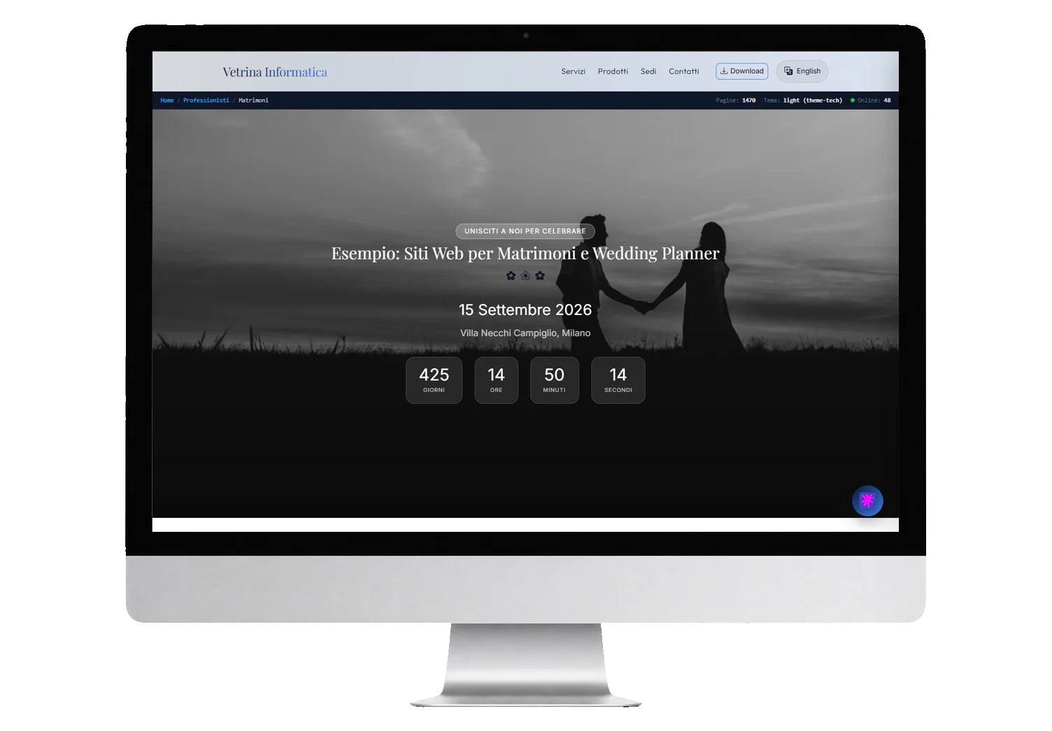 PC example: Weddings and Ceremonies