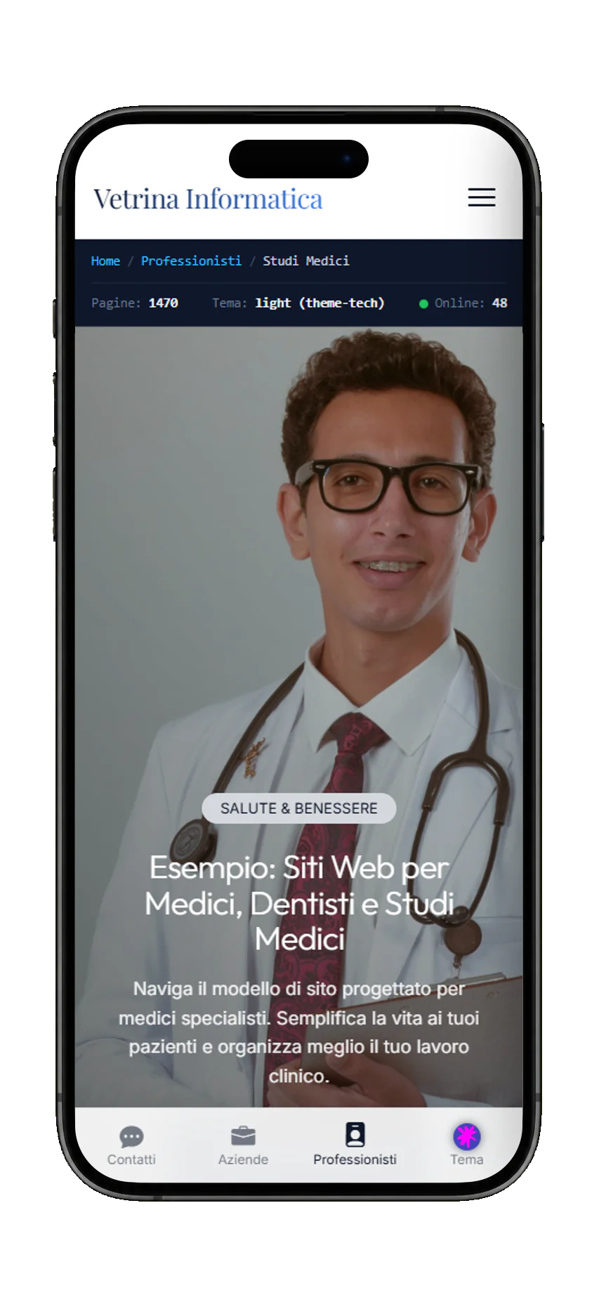 Mobile example: Management Software